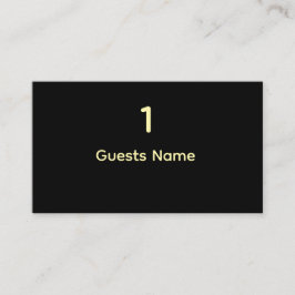 Standard Wedding Place Card Size Visitkort