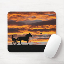 Standardborn Trotting Racehorse Mousepad Musmatta
