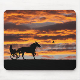 Standardborn Trotting Racehorse Mousepad Musmatta