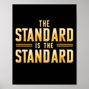 Standarden är standard-fotboll i Pittsburgh t Poster