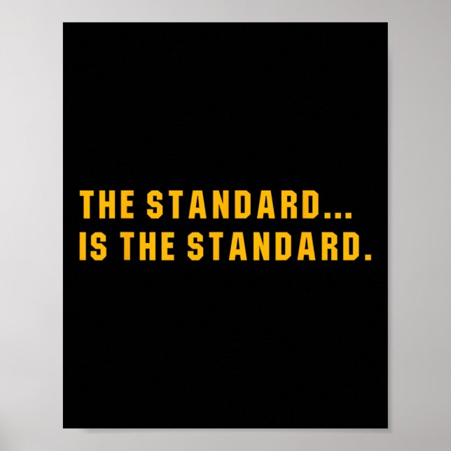 Standarden är.. Standarden Poster (Framsidan)