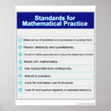 Standarder för matematisk praxis Poster