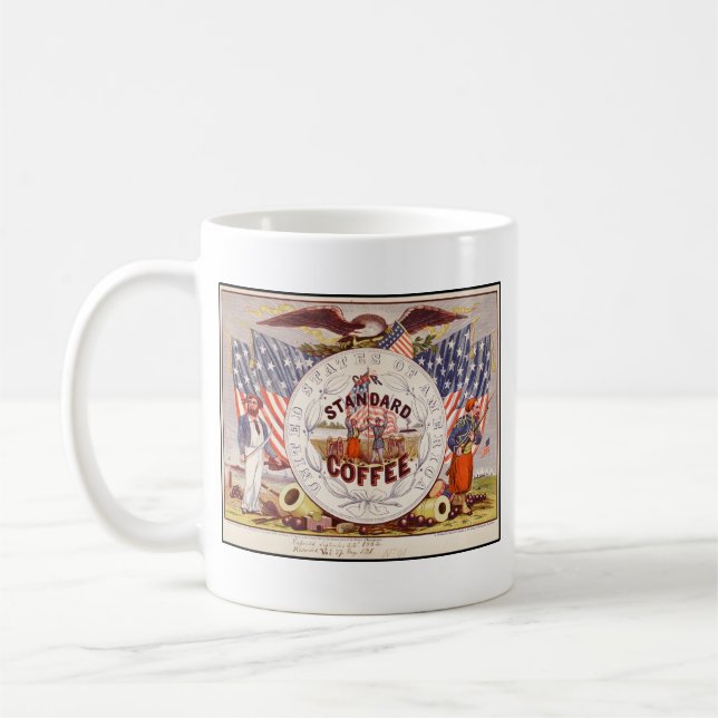 Standardkaffe - Vintage annons Kaffemugg (Vänster)