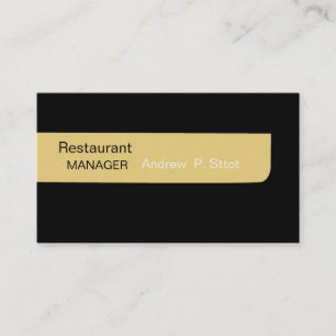 Standardmeny för formaterad design, Marknadsföri Visitkort