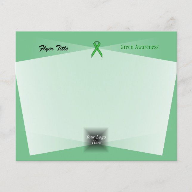 Standardmenyfliksområdet grönt flygblad (Framsidan)