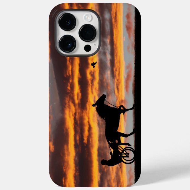 Standardras Trotting Racehorse Cell Phone Case (Baksida)