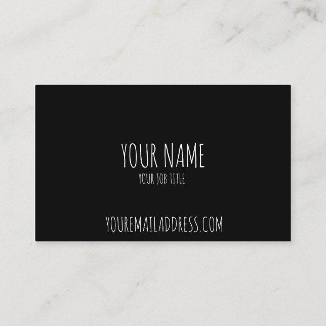 Standart 3,5" x 2,0", standard Matte Visitkort (Baksida)