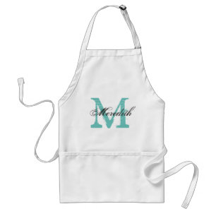 Standart förkläde för beställnings- Monogram