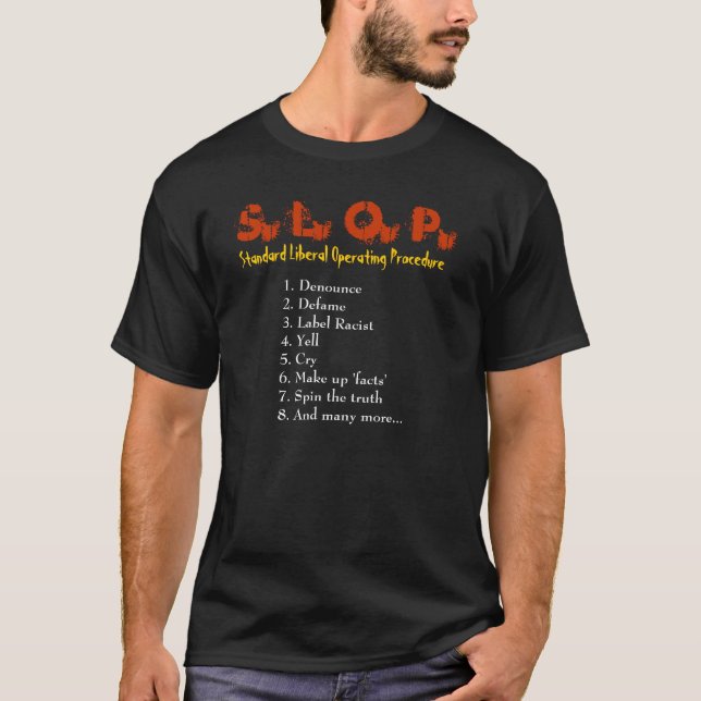 Standart frisinnat fungeringstillvägagångssätt t-shirt (Framsida)
