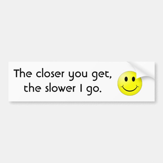 standart, mer nära du får, det långsammare… bildekal (Framsidan)