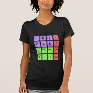 Standart modellera av elementarpartiklar t shirt