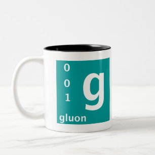 Standart modellera (gluon) Två-Tonad mugg