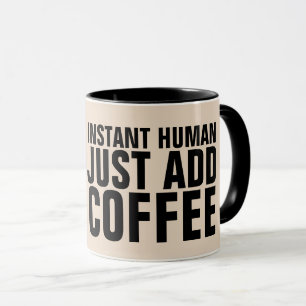 STÄNDIG MÄNNISKOR LÄGG BARA TILL KAFFE-ROLIGA MUGG