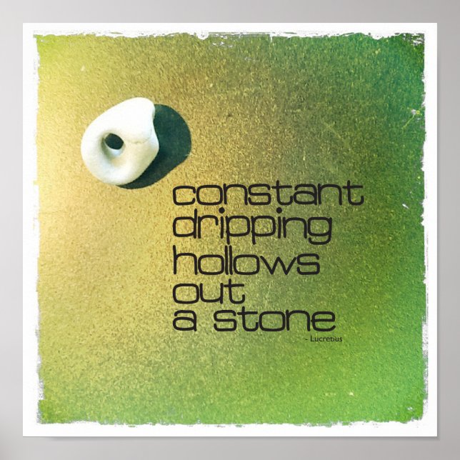 Ständig utskjutning av hotell från en sten poster (Framsidan)