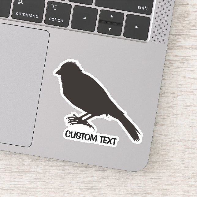 Ständiga Canary Bird Klistermärken (Detalj)