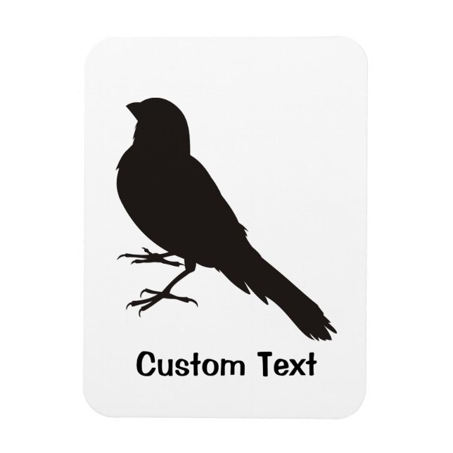 Ständiga Canary Bird Magnet (Vertikal)