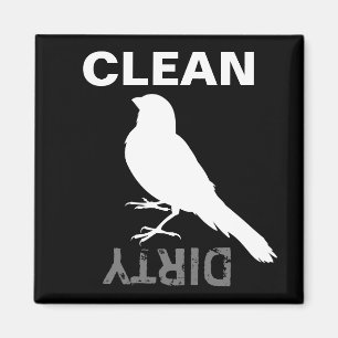 Ständiga Canary Bird Magnet