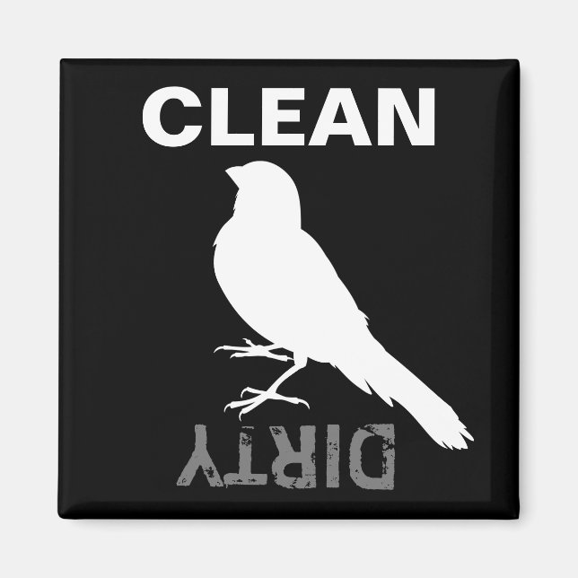 Ständiga Canary Bird Magnet (Framsidan)