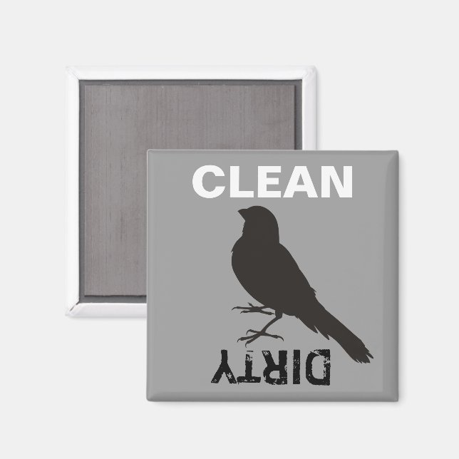 Ständiga Canary Bird Magnet (Front/Back)