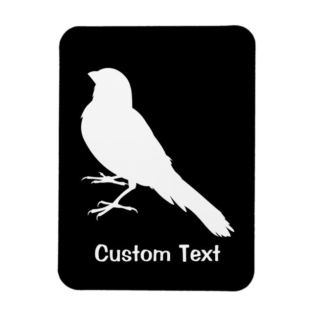 Ständiga Canary Bird Magnet (Vertikal)
