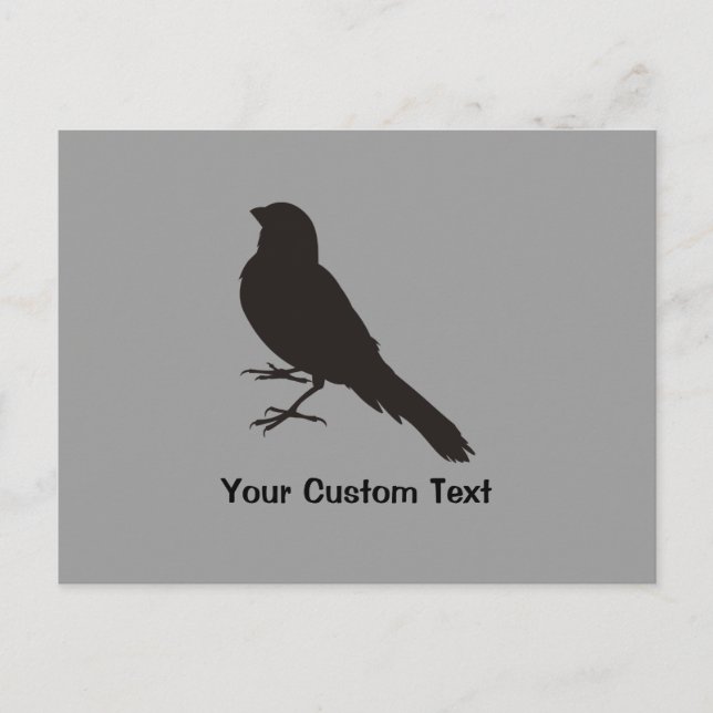 Ständiga Canary Bird Vykort (Framsida)