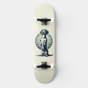 Ständiga Dachshund Mini Skateboard Bräda 18,5 Cm