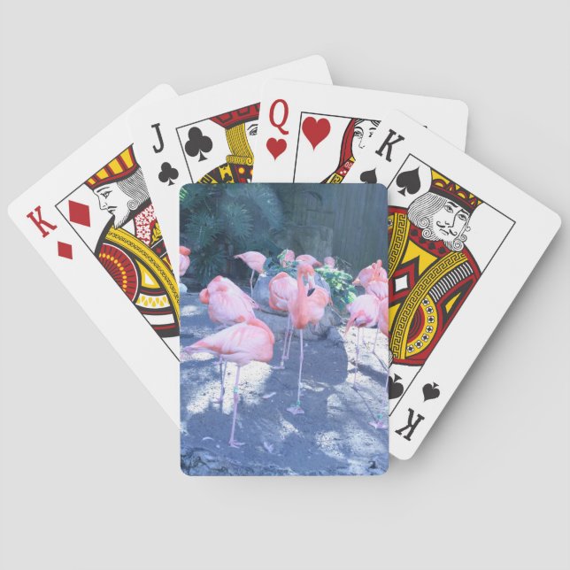 ständiga Flamingo Spel Kort (Baksidan)