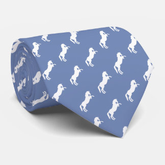 Ständiga Horse Mönster | Blått Grått Slips