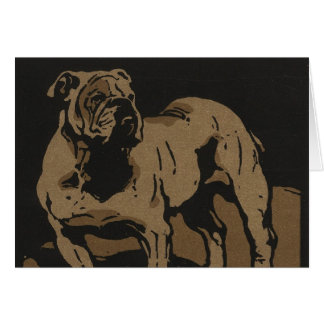 Ständiga Hund Hälsningskort