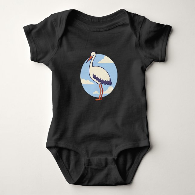 Ständiga Stork T Shirt (Framsida)