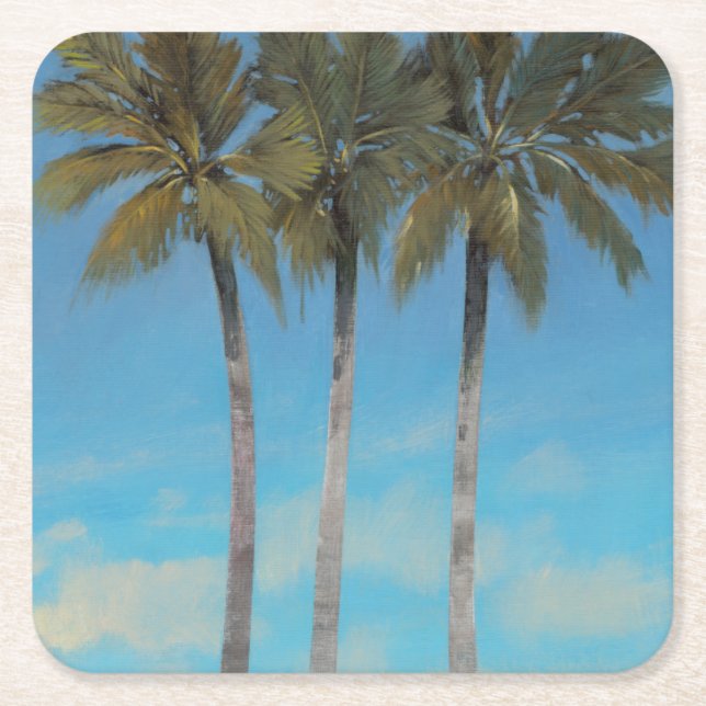 Ständiga Tall II Underlägg Papper Kvadrat (Framsidan)