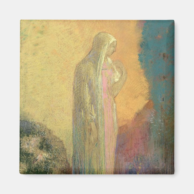 Ständiga Veiled Woman Magnet (Framsidan)