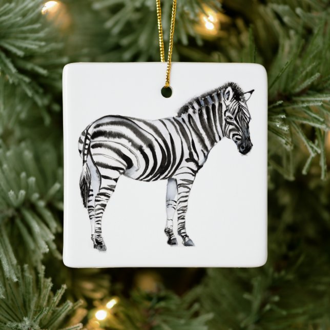 Ständiga Zebra Julgransprydnad Keramik (Träd)