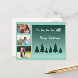 Ständigt Grön Julschys Holiday Trio Post Helg Vykort