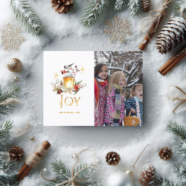 Ständigt grön - Vintertidens skogsjulskort foto Helg Vykort