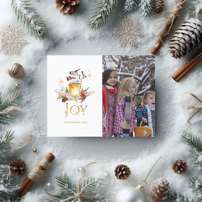 Ständigt grön - Vintertidens skogsjulskort foto Helg Vykort (Evergreen - Wintertide Woodland Christmas Photo Holiday Postcard)