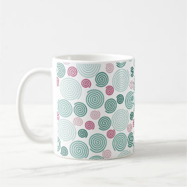 Ständigt grön virvel (Mönster) Kaffemugg