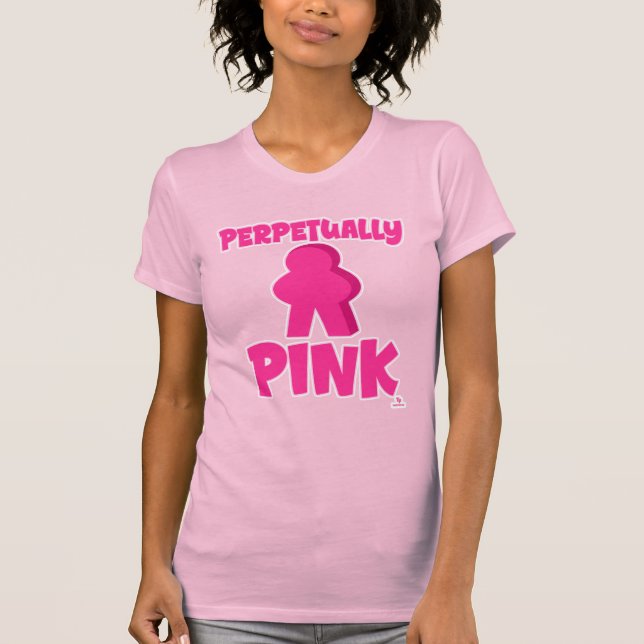 Ständigt Rosa Roligt Spelbit Val T Shirt (Framsida)