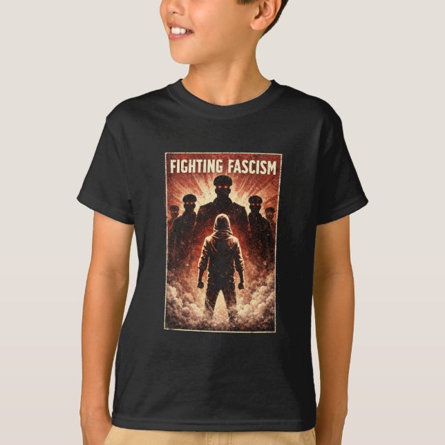 Standing Against the Dark T Shirt (Framsida)
