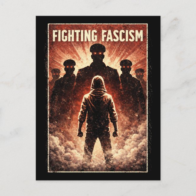 Standing Against the Dark Vykort (Framsida)