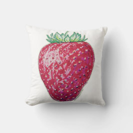 Standing Strawberry Kudde