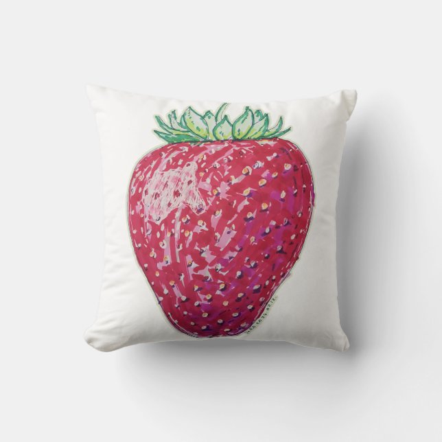 Standing Strawberry Kudde (Framsida)