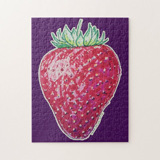 Standing Strawberry Pussel (Vertikal)