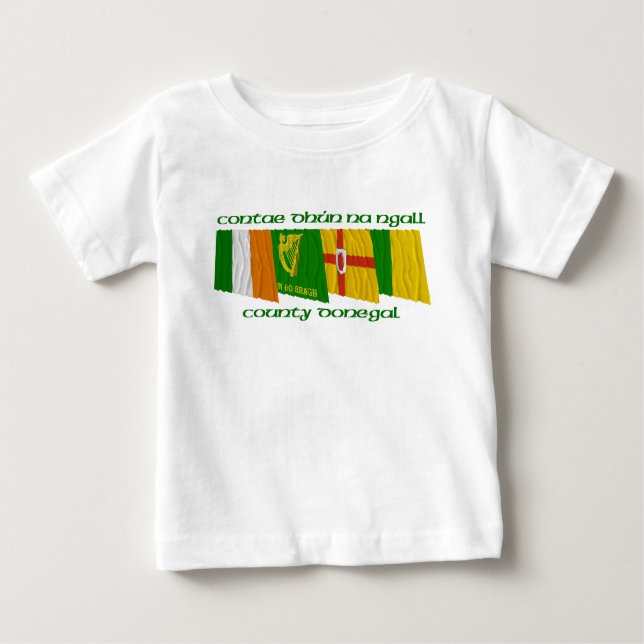 Ståndsmässig Donegal flaggor Tee (Framsida)