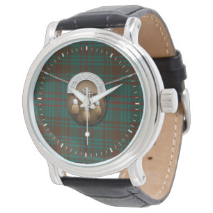 Ståndsmässig Dublin irländsk Tartan och Sporran Armbandsur