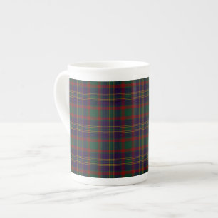 Ståndsmässig irländsk Tartan för kork Benporslin Mugg