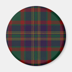 Ståndsmässig irländsk Tartan för kork Magnet