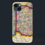 Ståndsmässig karta av Ohio och Indiana<br><div class="desc">Ståndsmässig karta av Ohio och Indiana. Vid Mitchell Samuel Augustus (186). Publicerat av '' Phila: S.A. Mitchell Jr".</div>