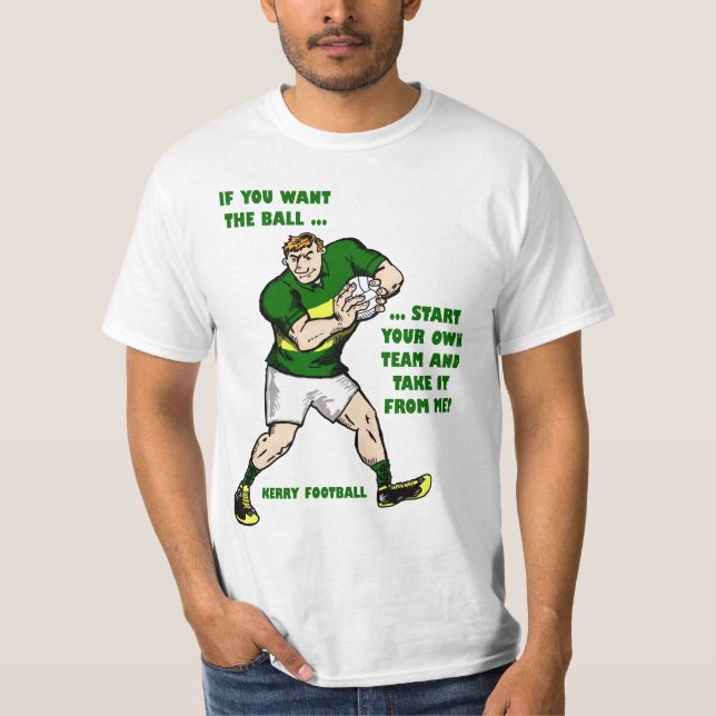 Ståndsmässig Kerry fotboll Tee (Framsida)