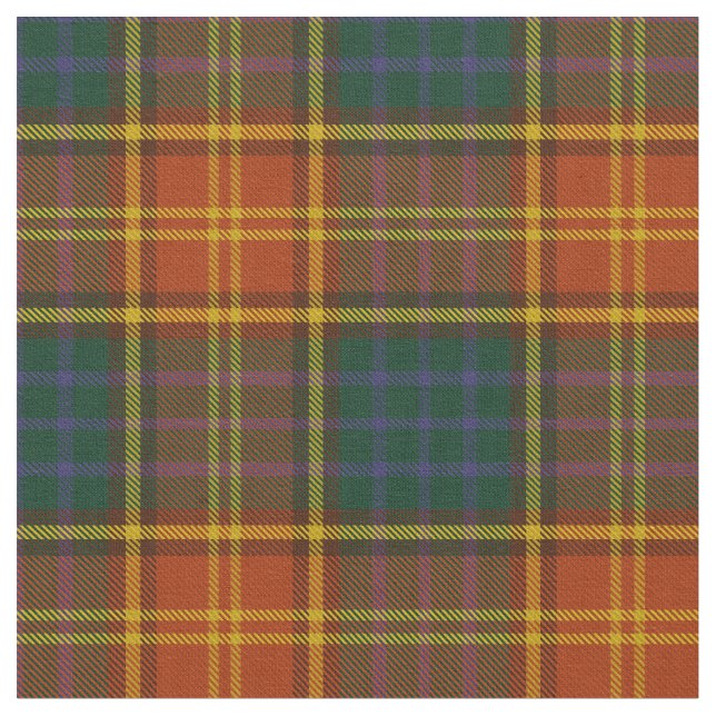 Ståndsmässig Roscommon irländareTartan Tyg (Närbild)